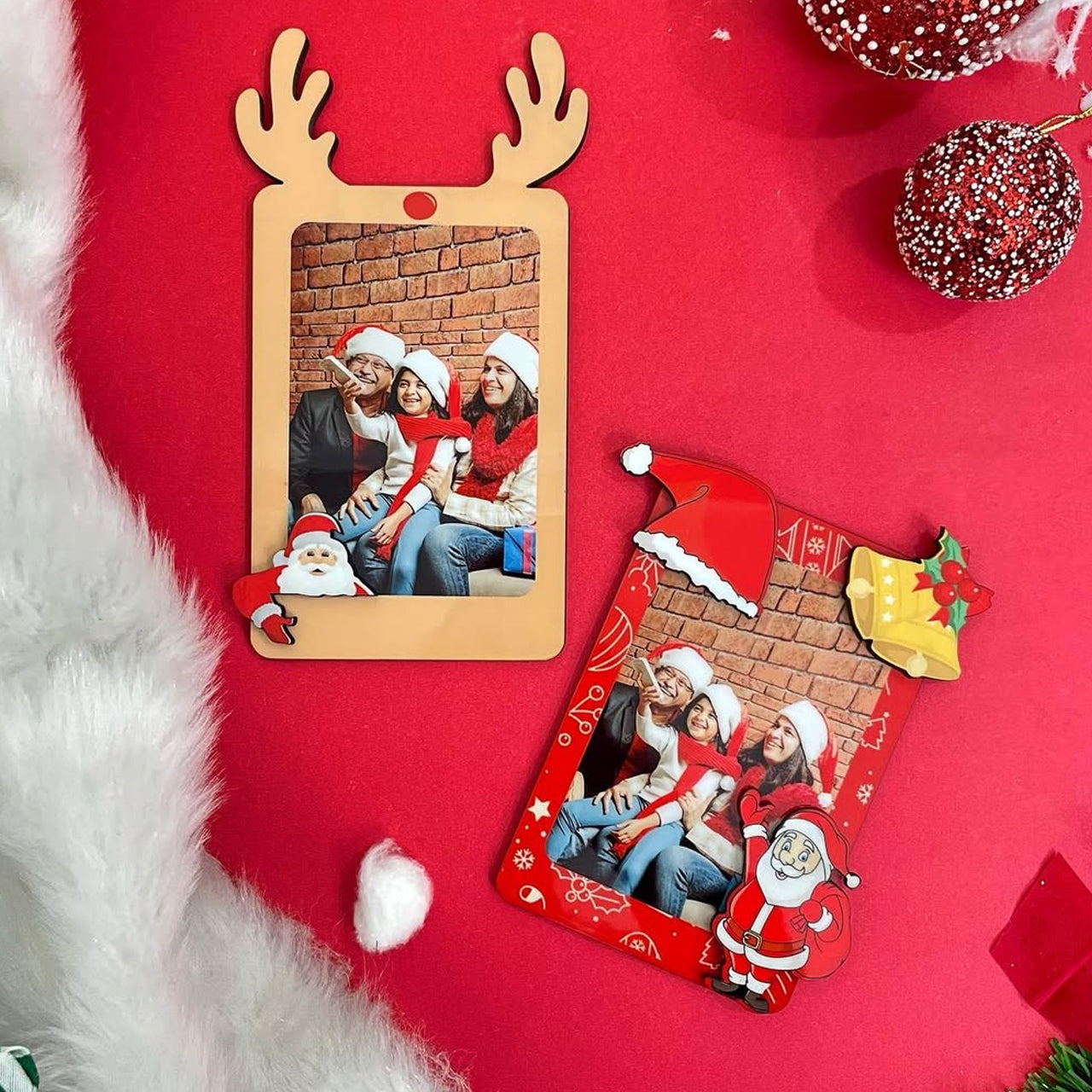 Personalised Reindeer Christmas Magnet