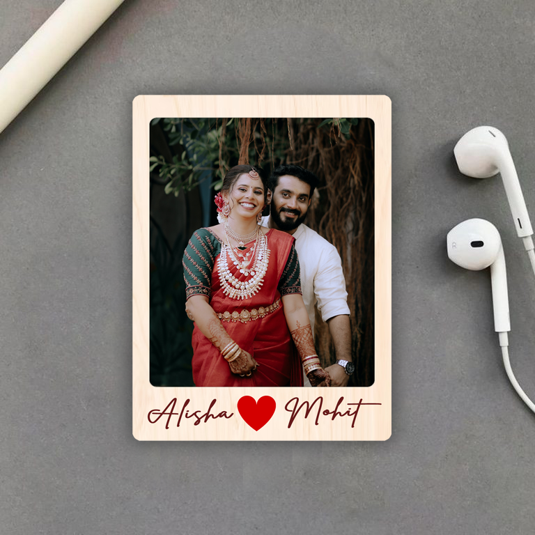 Personalised Magnet |Customised Couple Name Magnet|