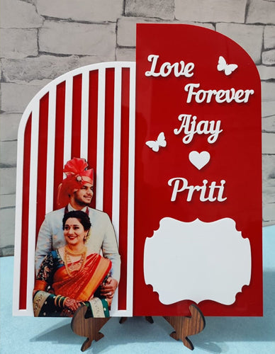Acrylic Promise Board (Red and White)