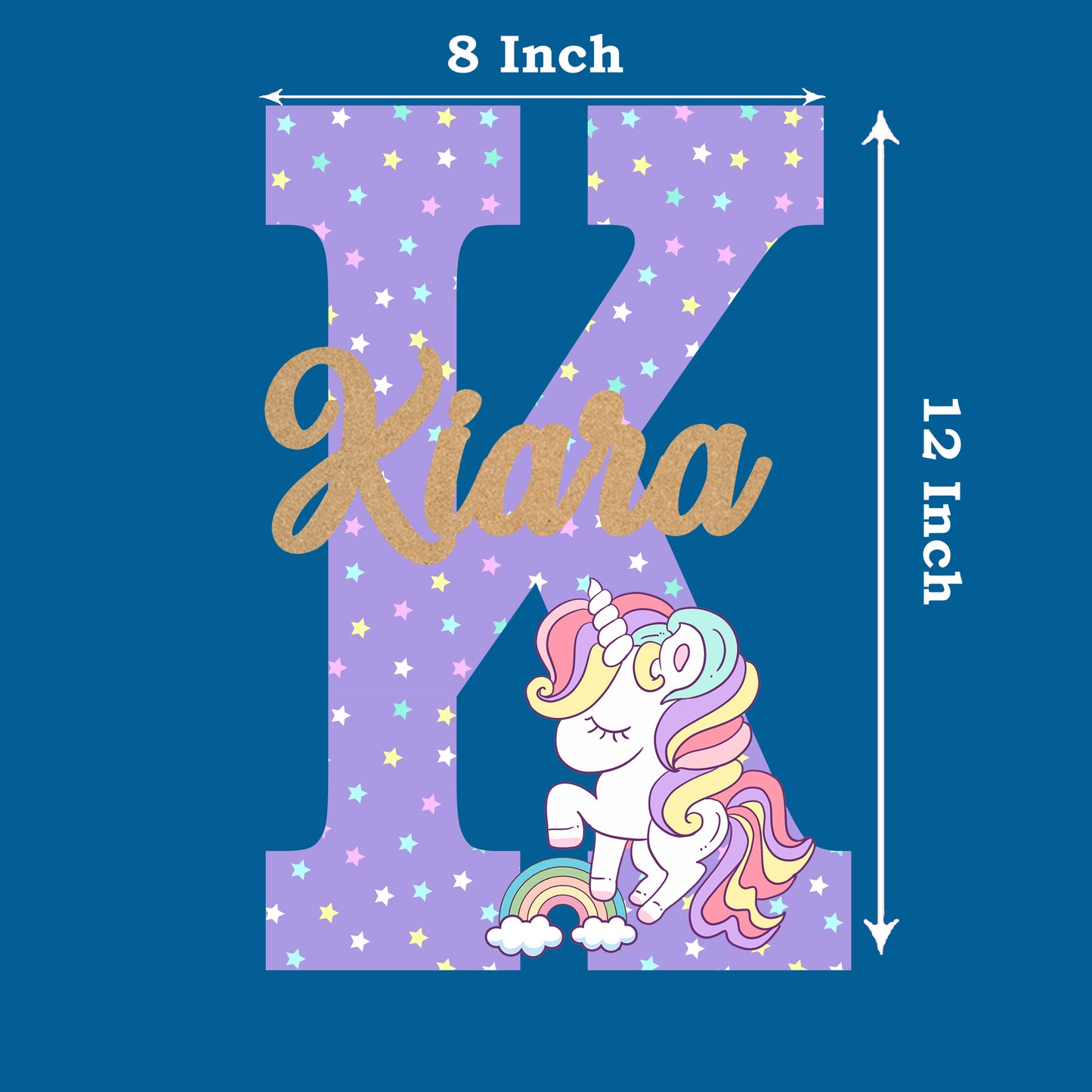 Unicorn Theme Name Plate