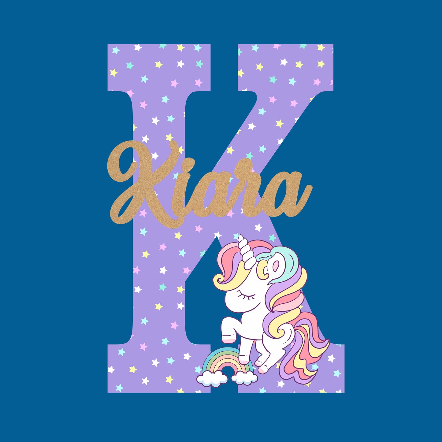Unicorn Theme Name Plate