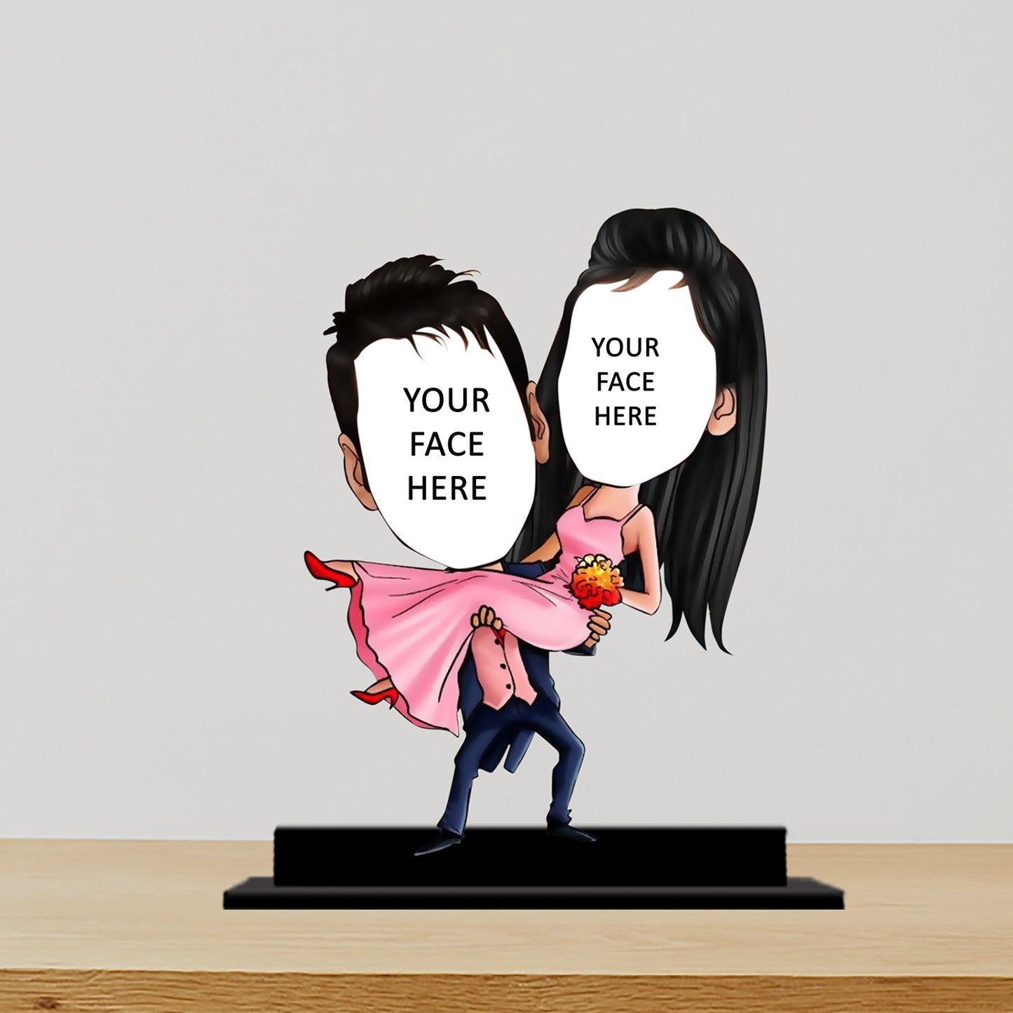 Madly In Love Couple Caricature