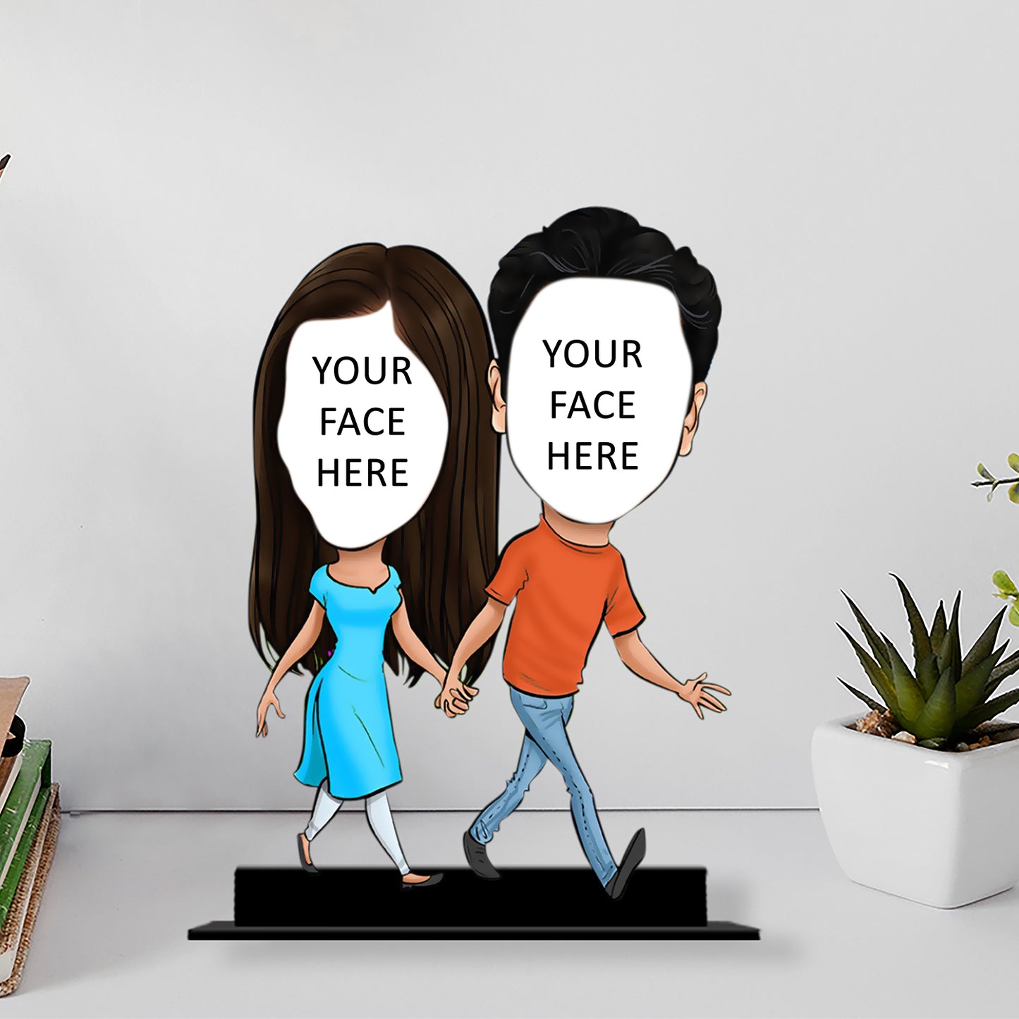 Together Forever Couple Caricature