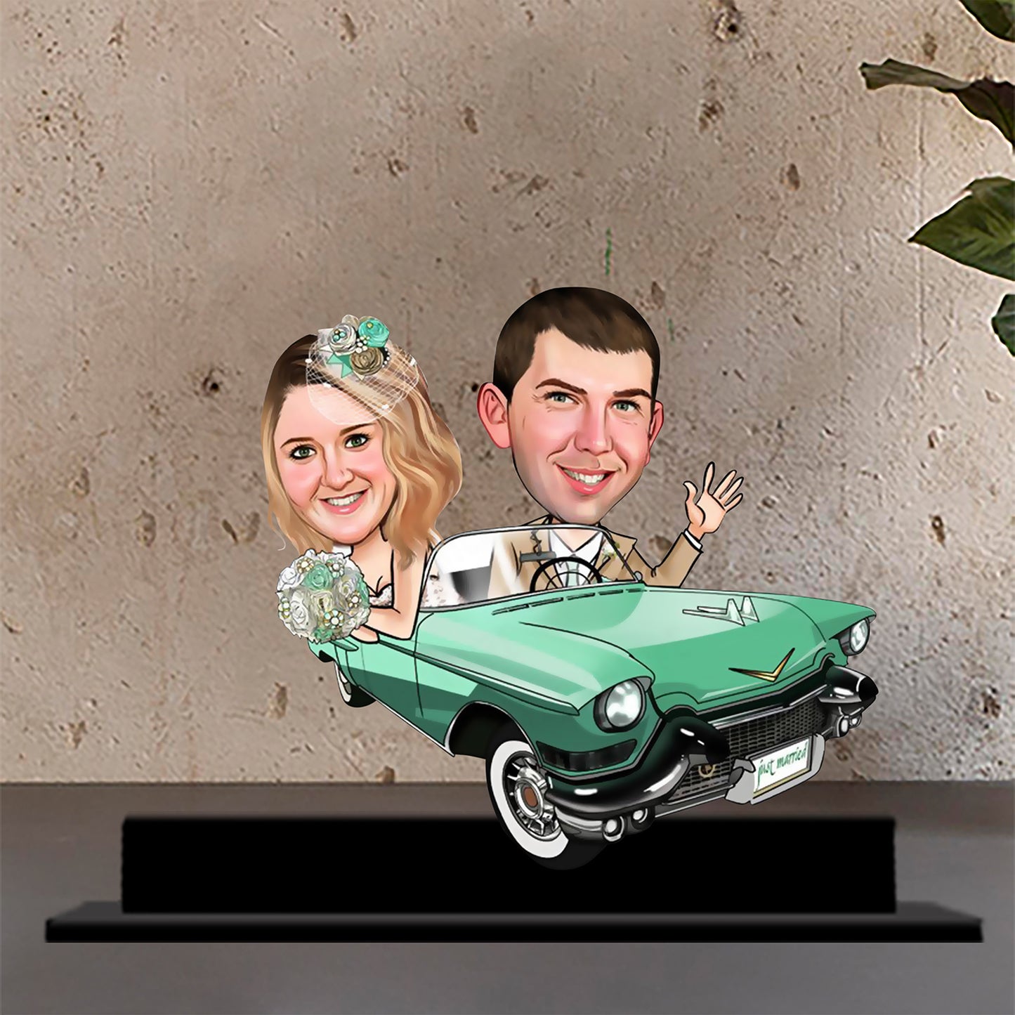 The Cool Couple Caricature