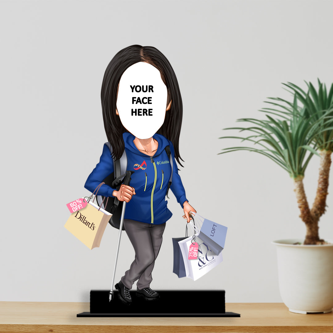 Miss Explorer Caricature