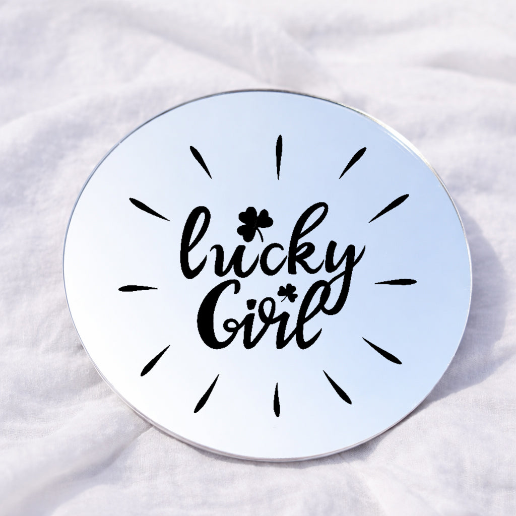 Lucky Girl Affirmation Mirror