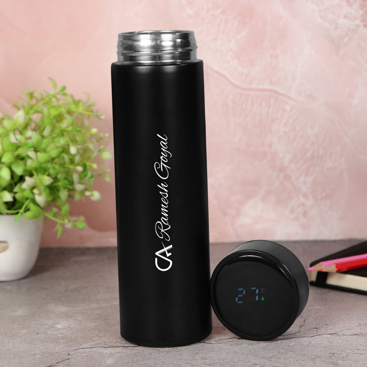 Personalised Temprature Bottle For Chartered Accountant