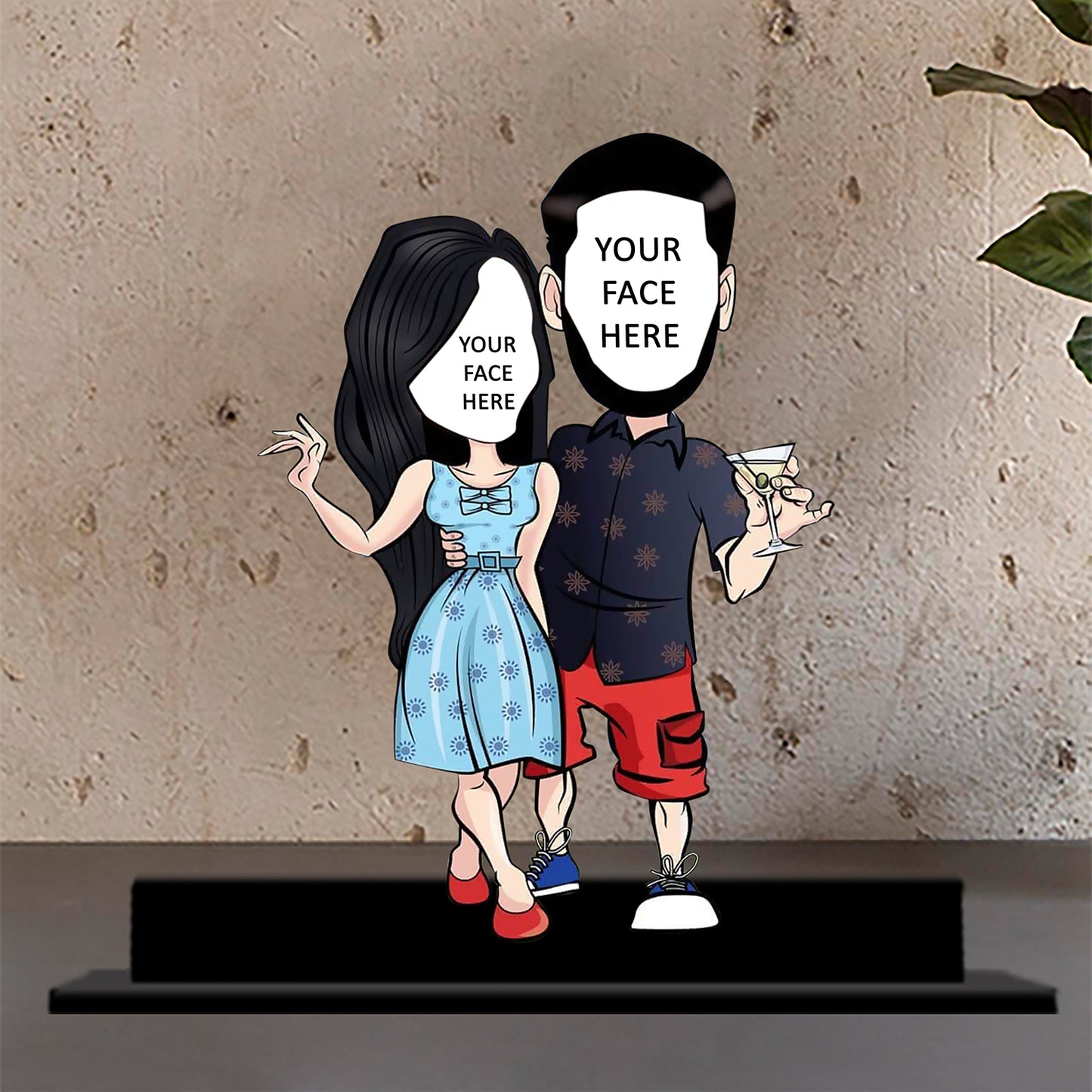 The Sassy Couple Caricature