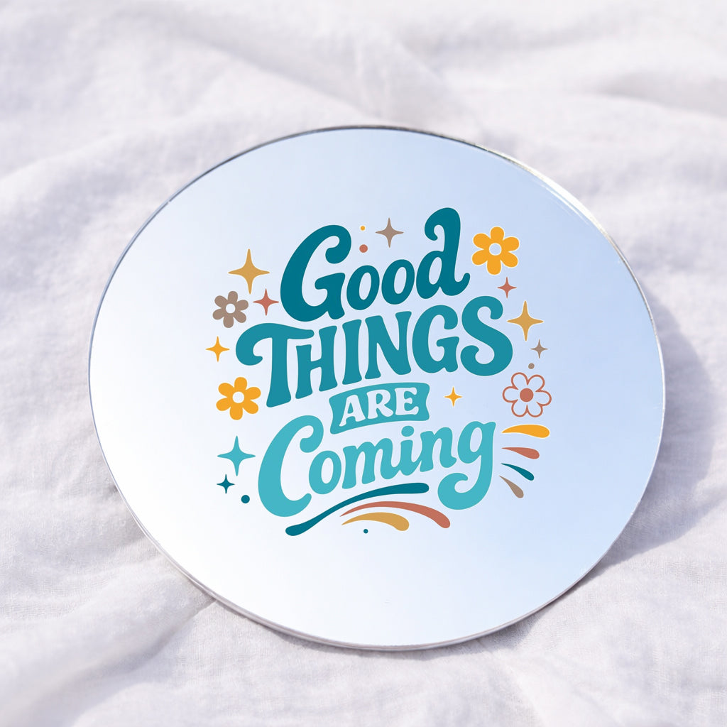 Manifest it baby Affirmation Mirror