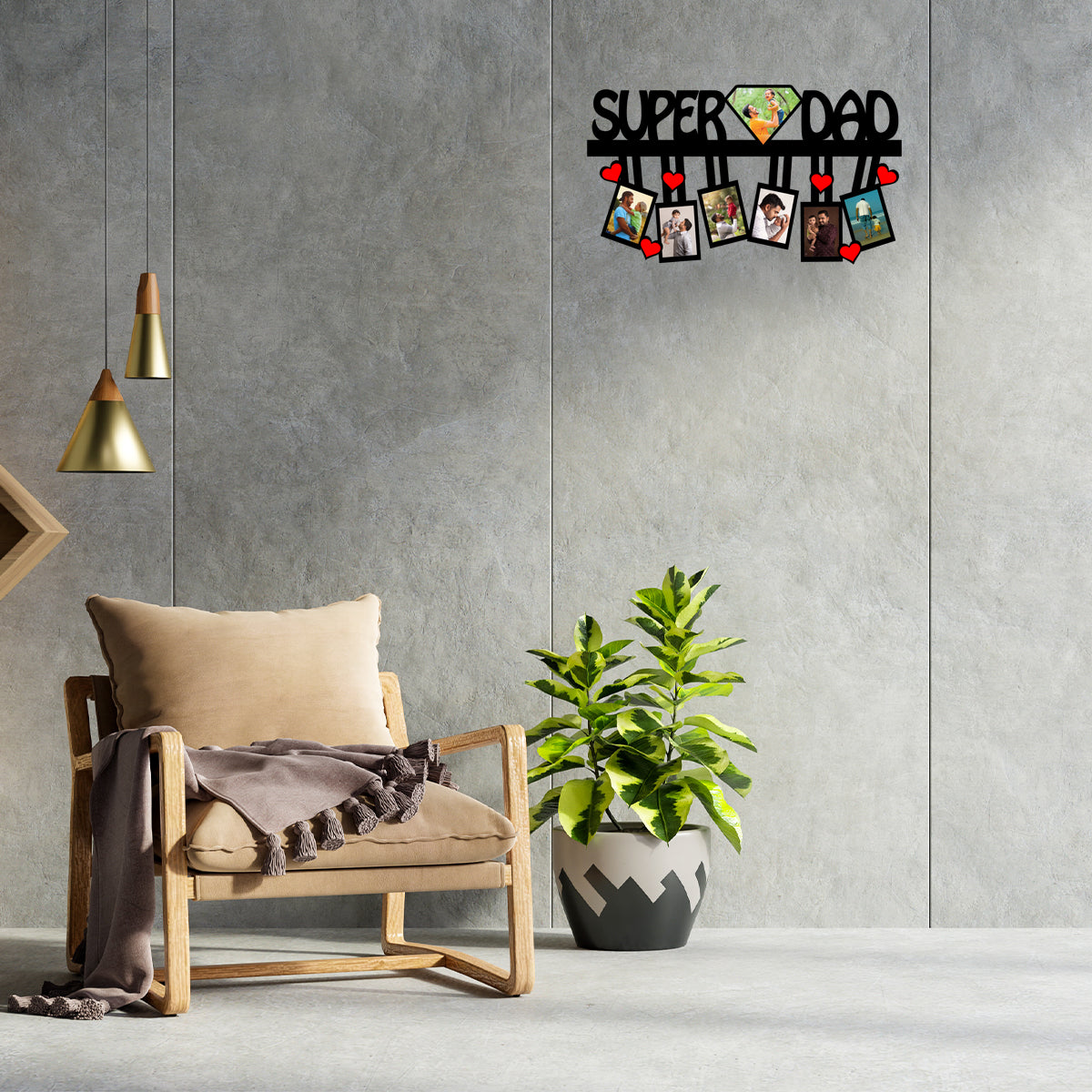 Super Dad wall frame