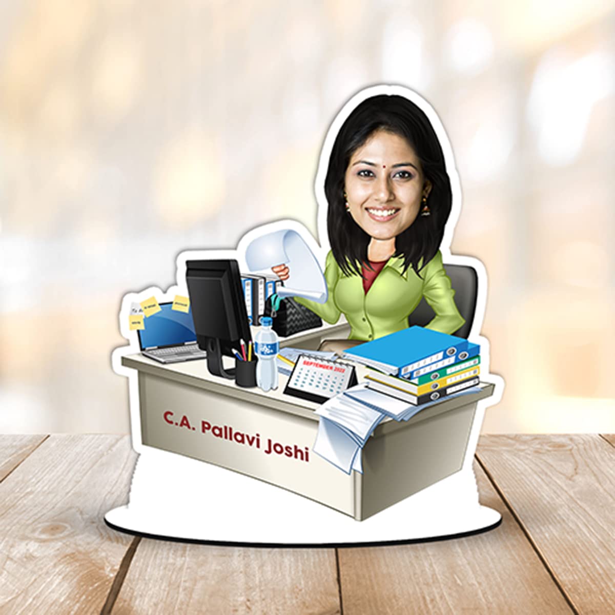 Chatered Accountant Caricature (Female)