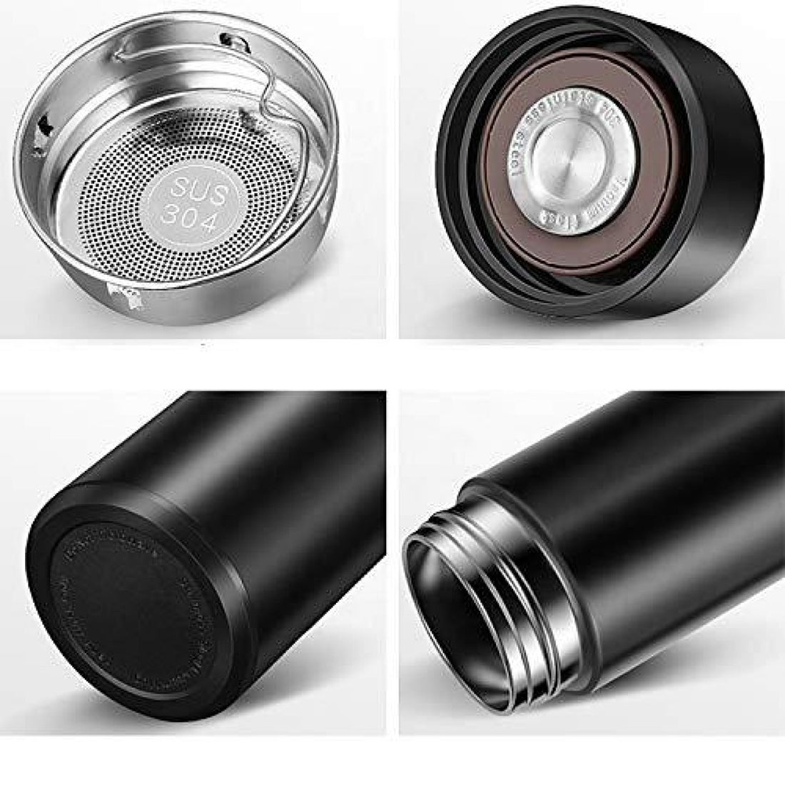 Black Temprature Bottle Personlaised