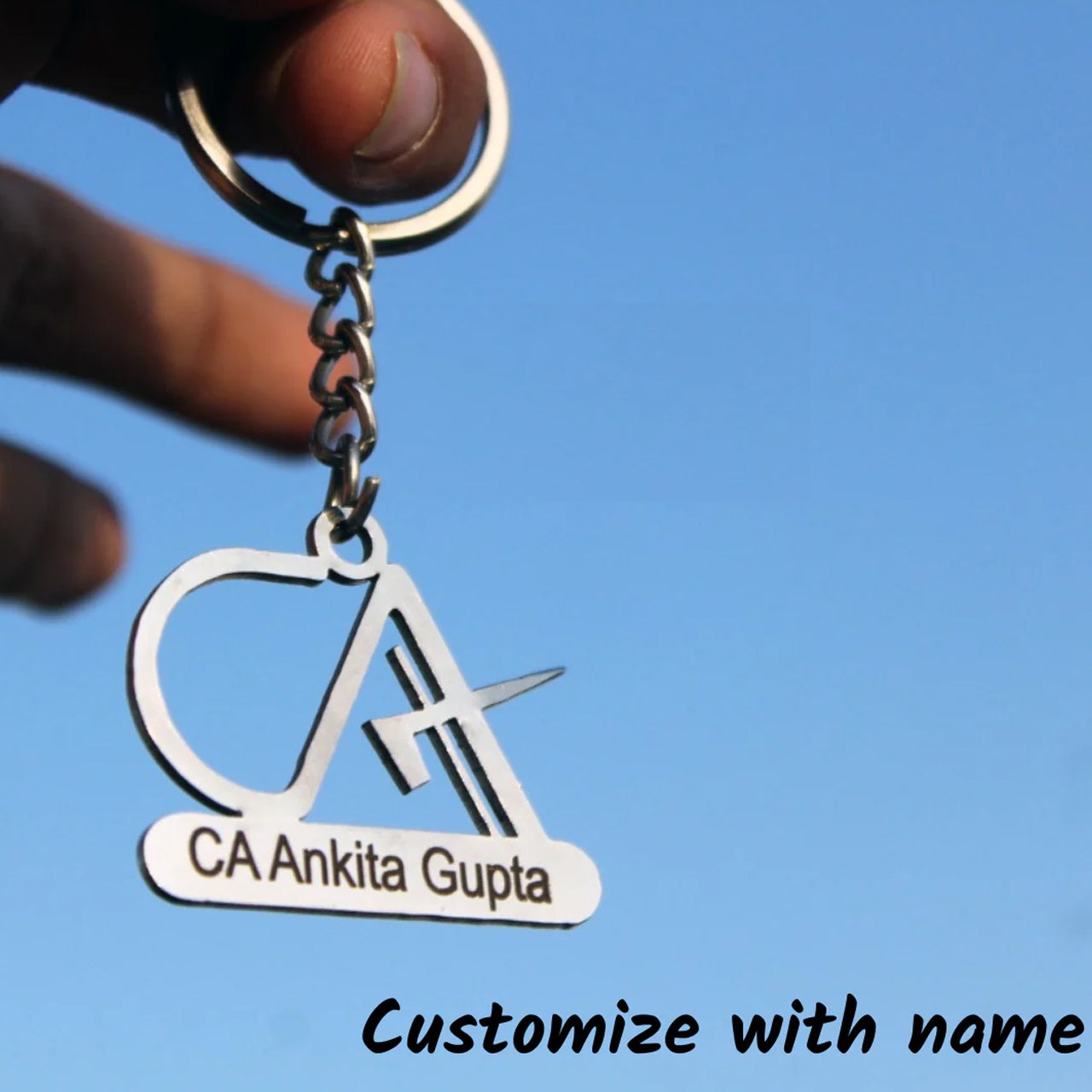Personalised Keychain For Chartered Accountant