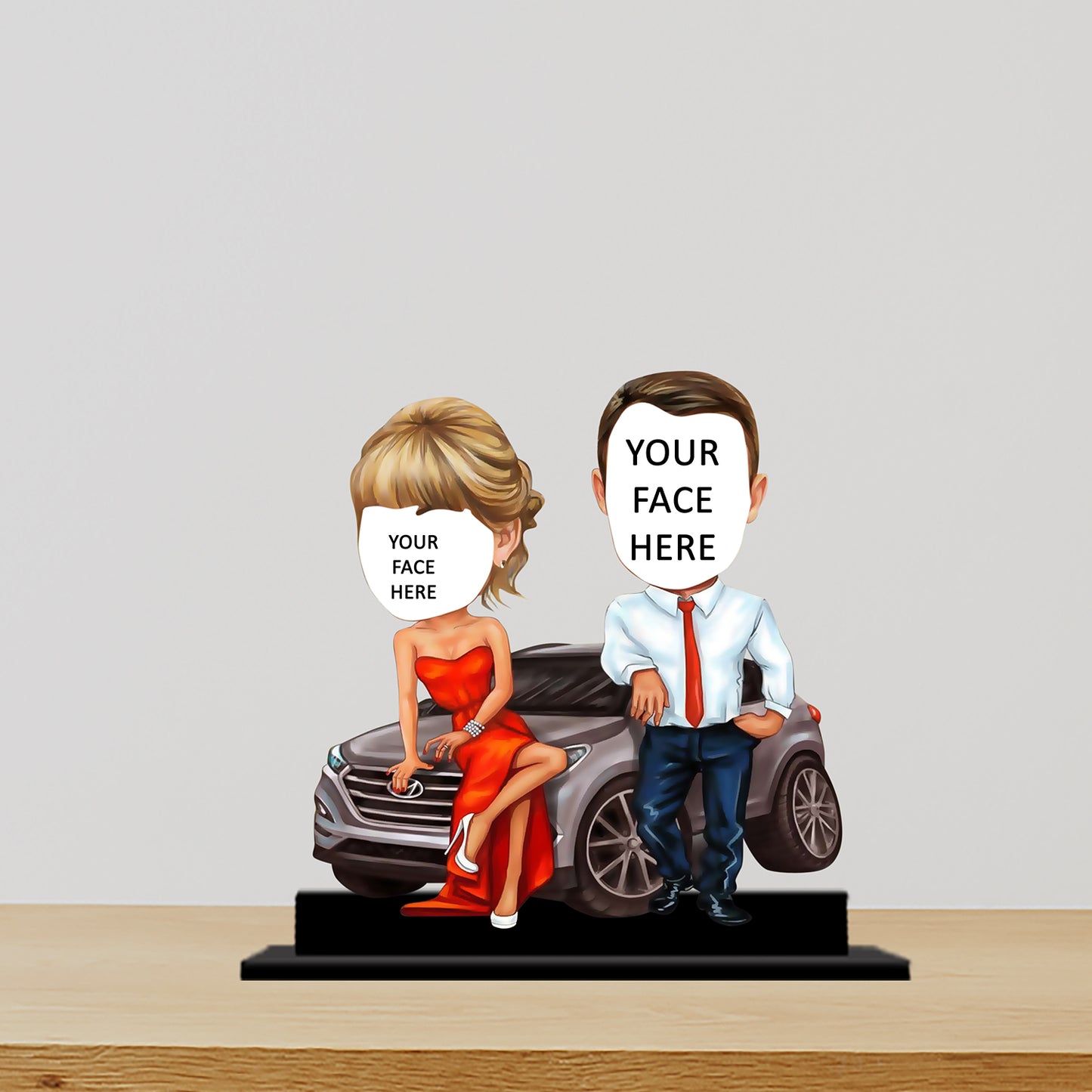 Achiever Couple Caricature