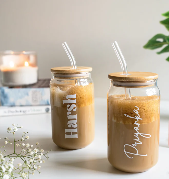 Personalised Glass Can (With Personalisation)