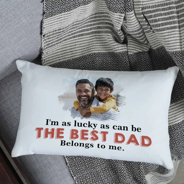 My Best Dad Personalized Pillow
