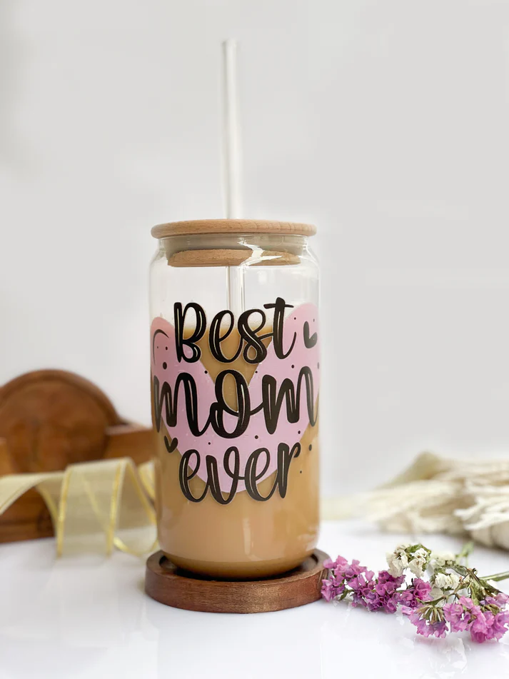 Best mom ever Glass Can