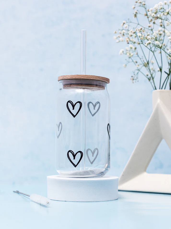 Love is in the air Glass Can