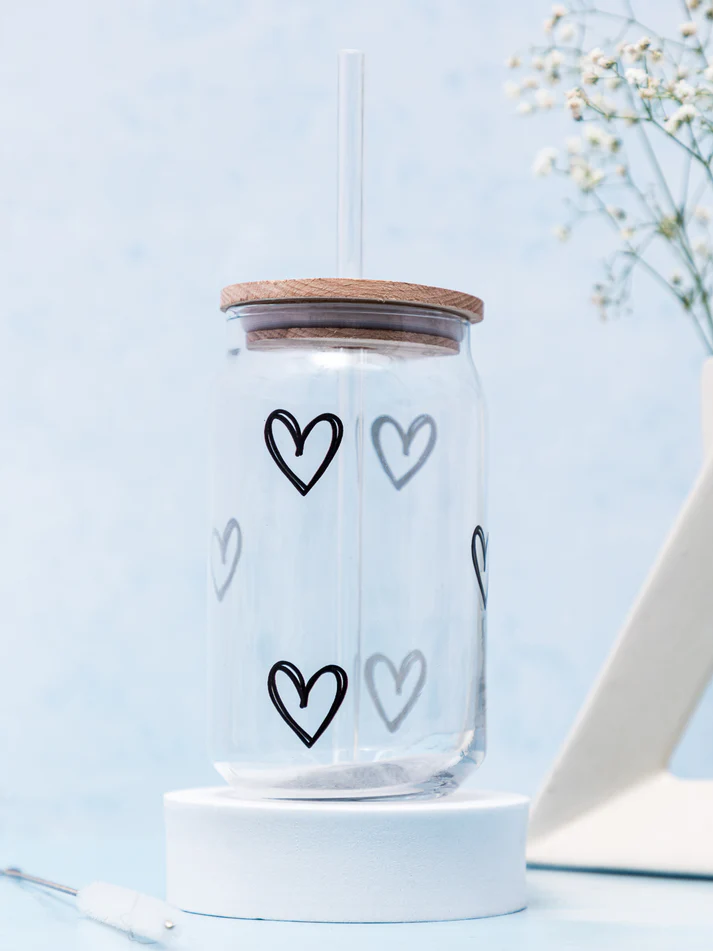 Love is in the air Glass Can