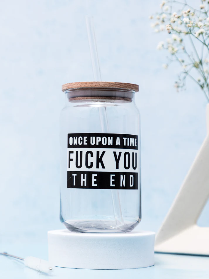 Statutory Warning Glass Can