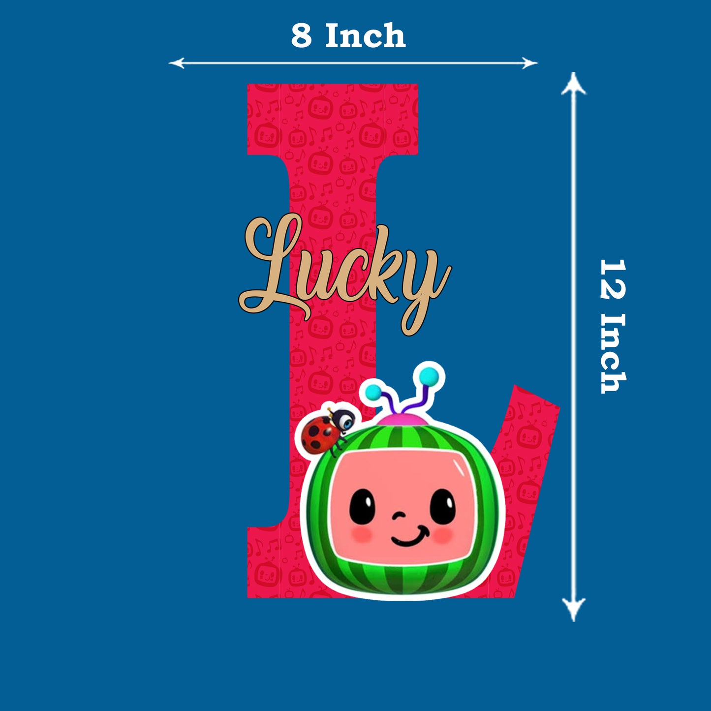 Cocomelon Theme Name Plate