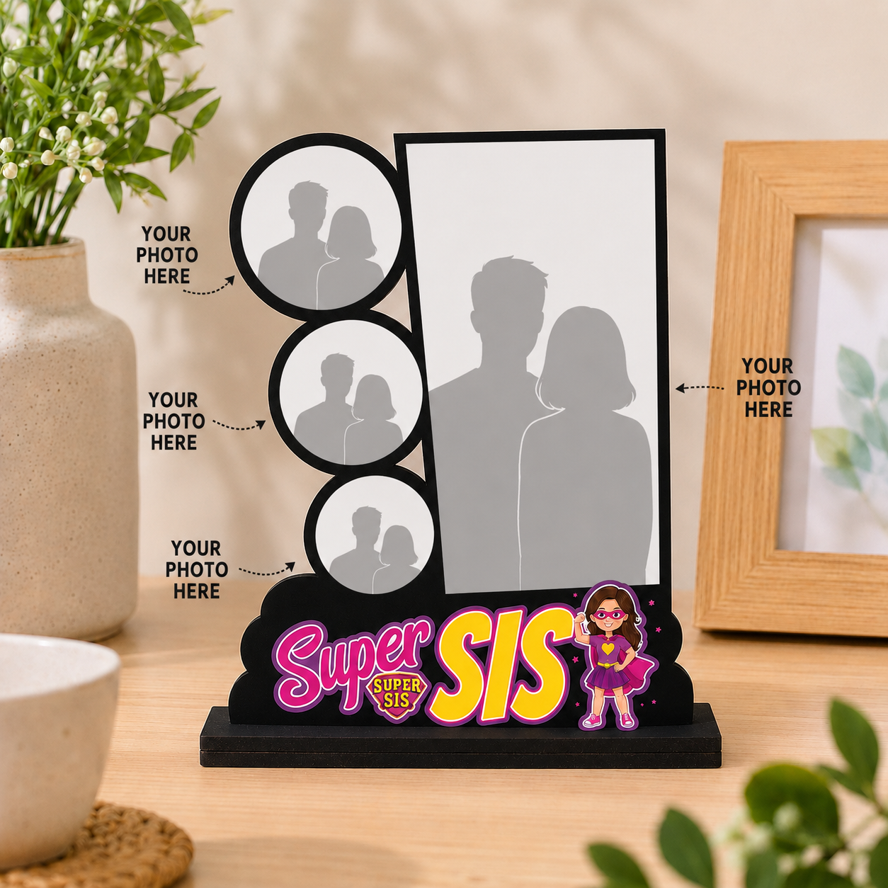 Personalized Super Sis Photo Frame