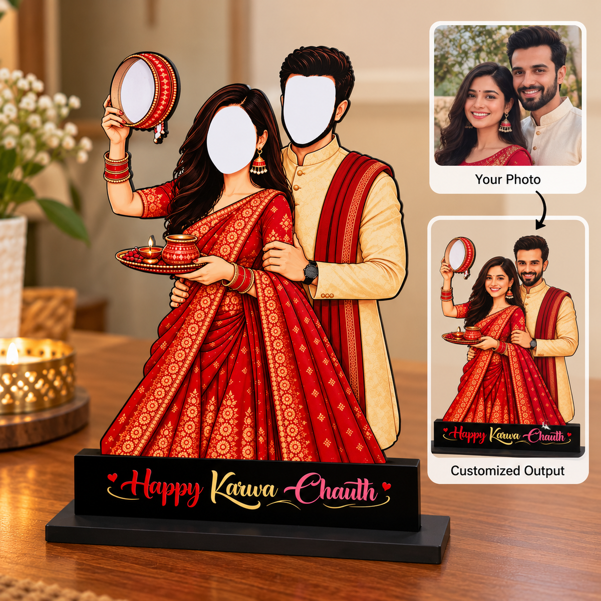 Caricature For Karwachauth