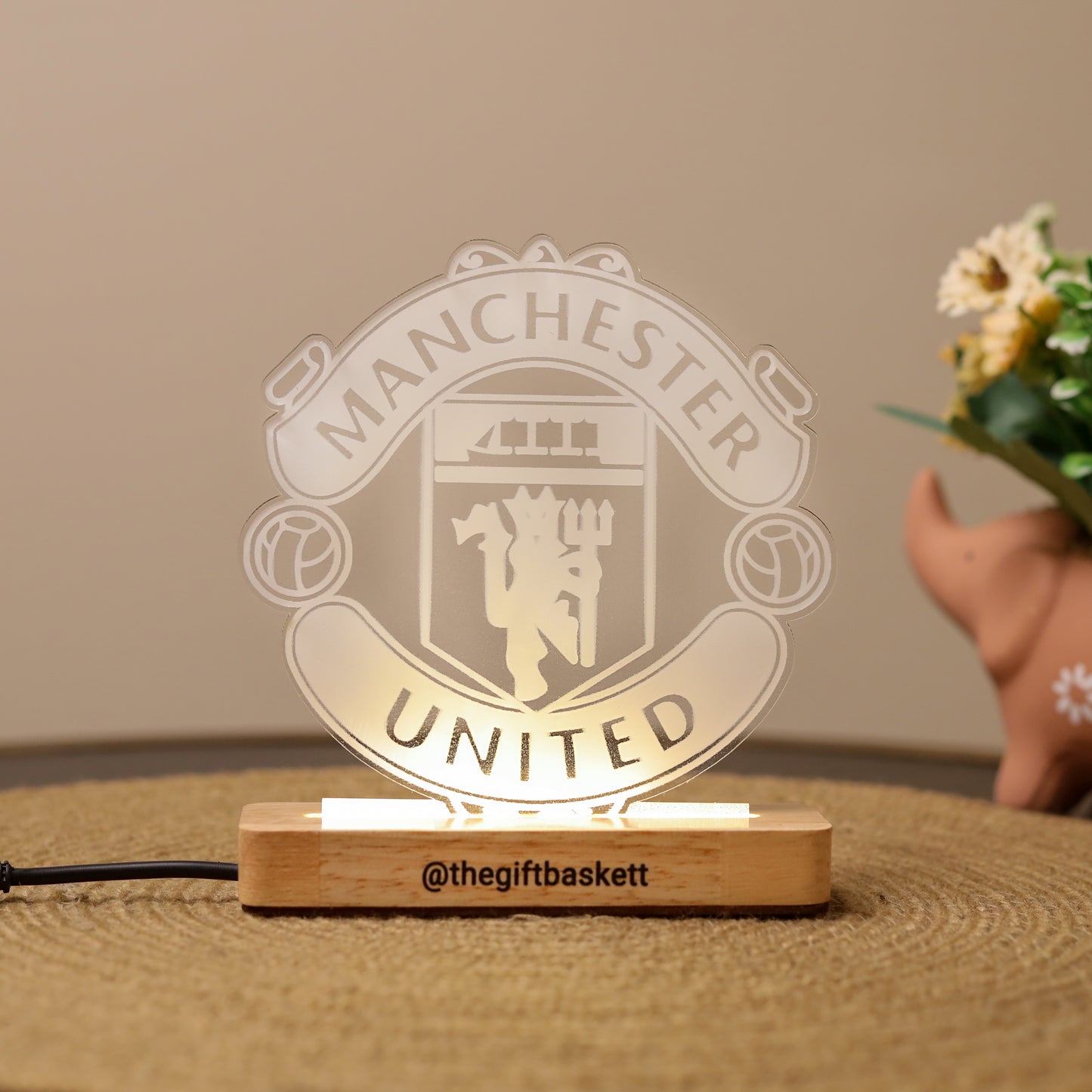 Manchester United 3d Illusion Acrylic LED Lamp