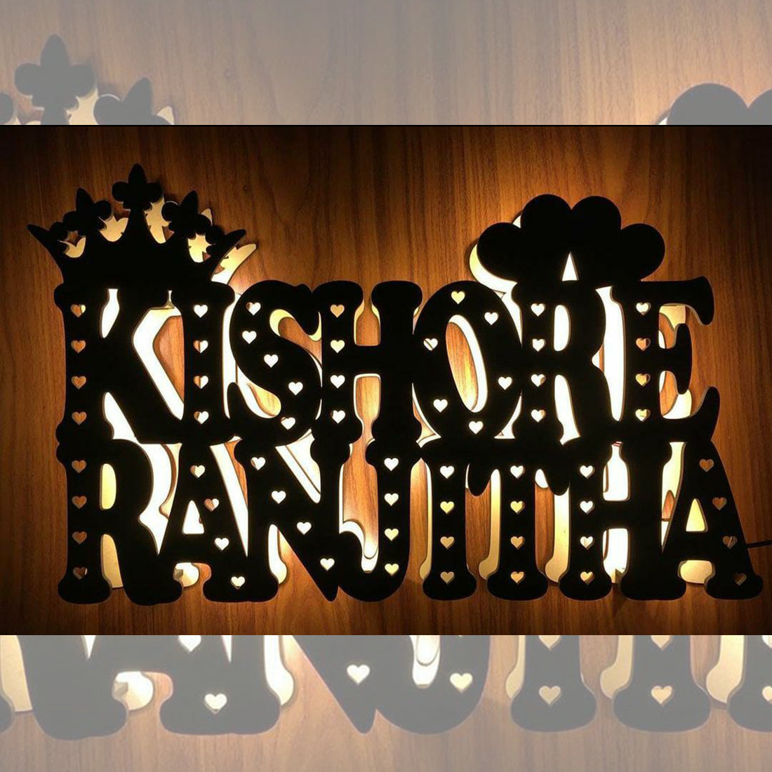 Couple Alphabet Lamp Full Name(Any Alphabet Can Be Done)