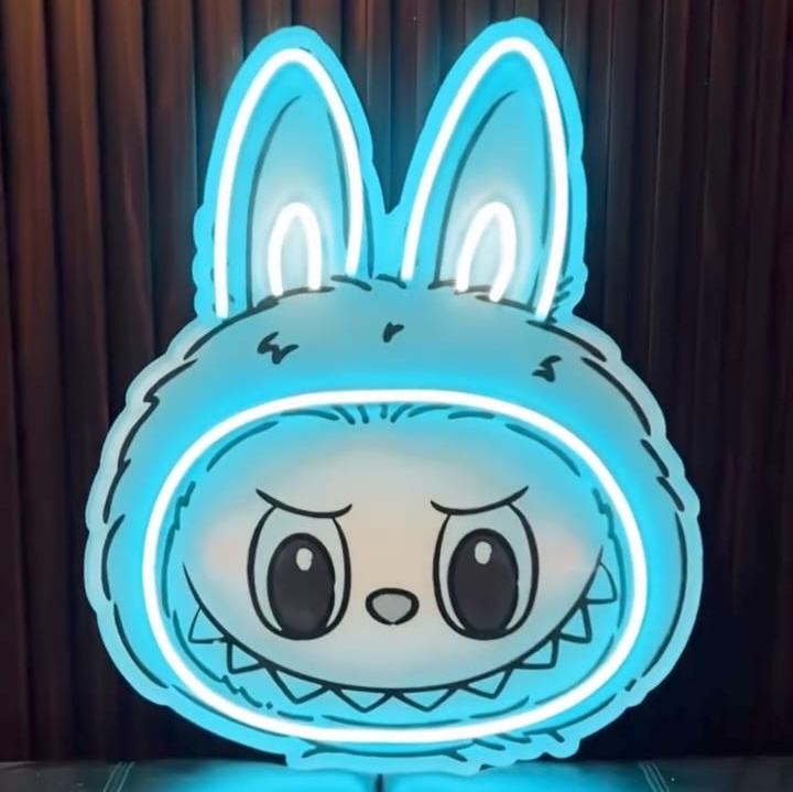 Labubu Printed Neon Sign