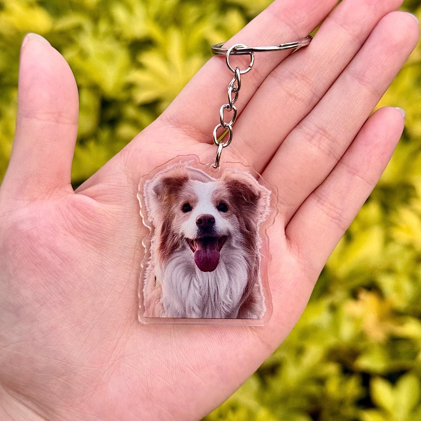 Personalised Pet Photo Acrylic Keychain