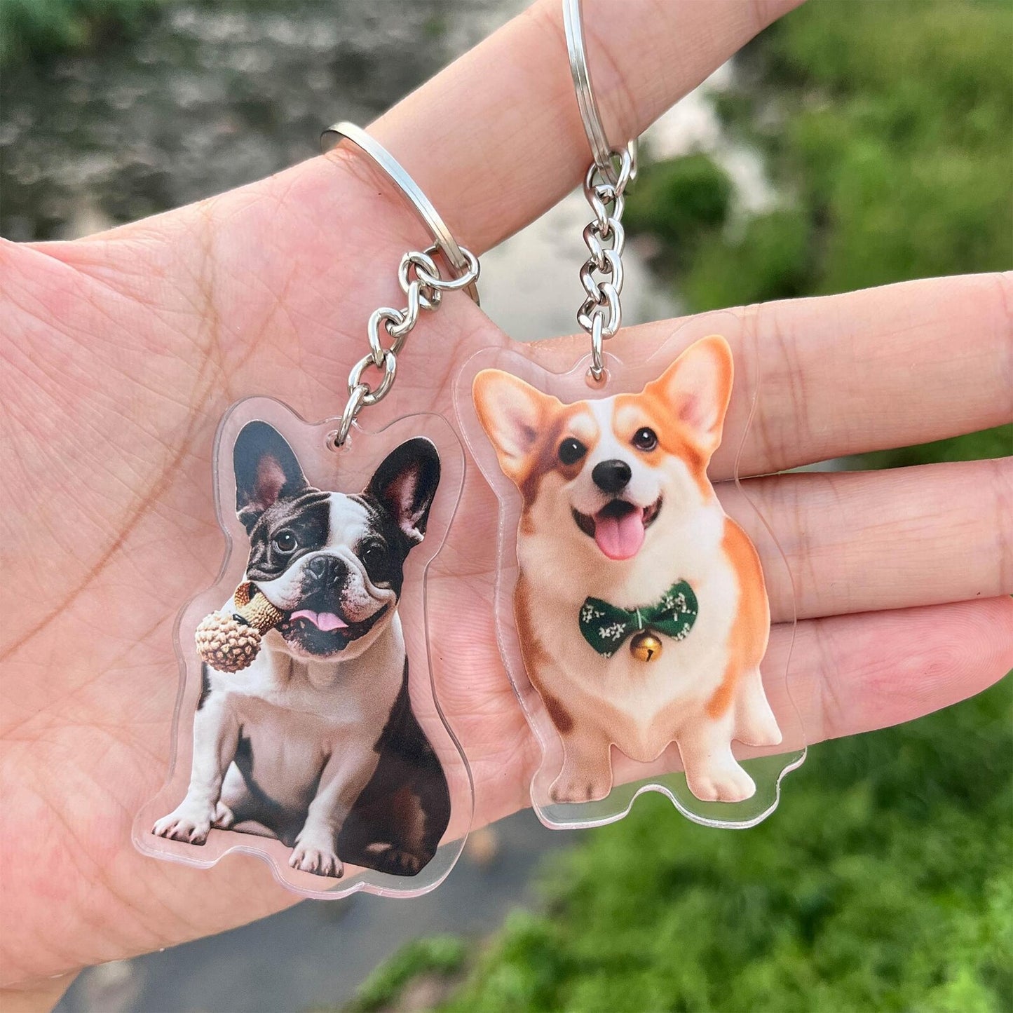 Personalised Pet Photo Acrylic Keychain