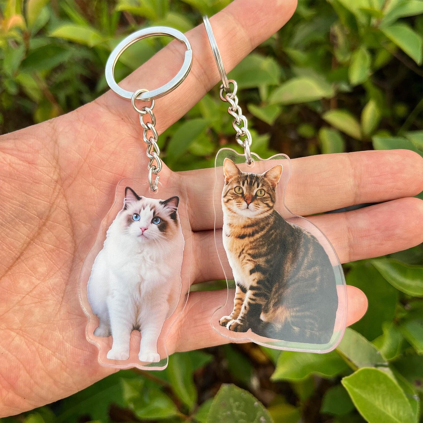 Personalised Pet Photo Acrylic Keychain