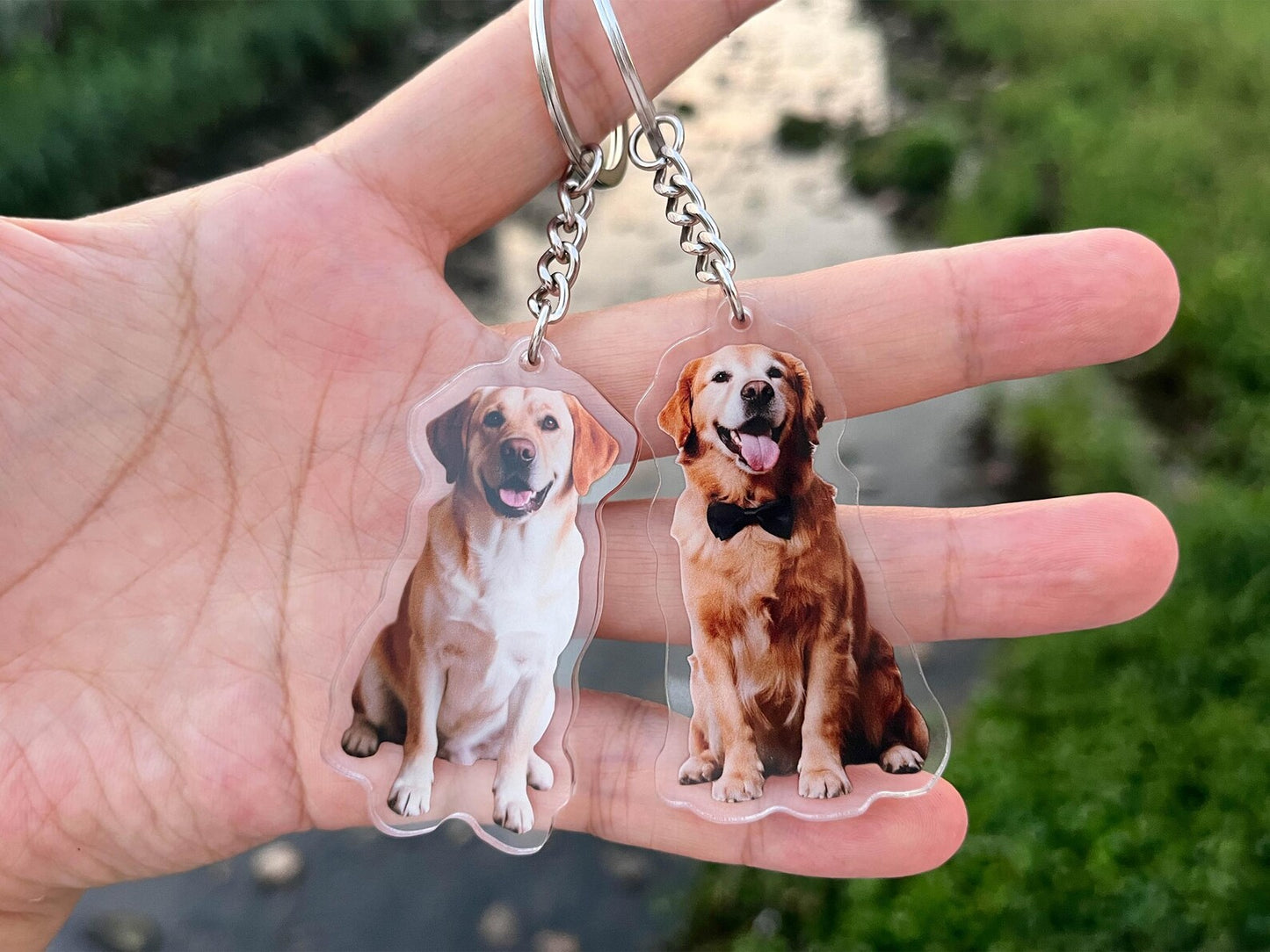 Personalised Pet Photo Acrylic Keychain