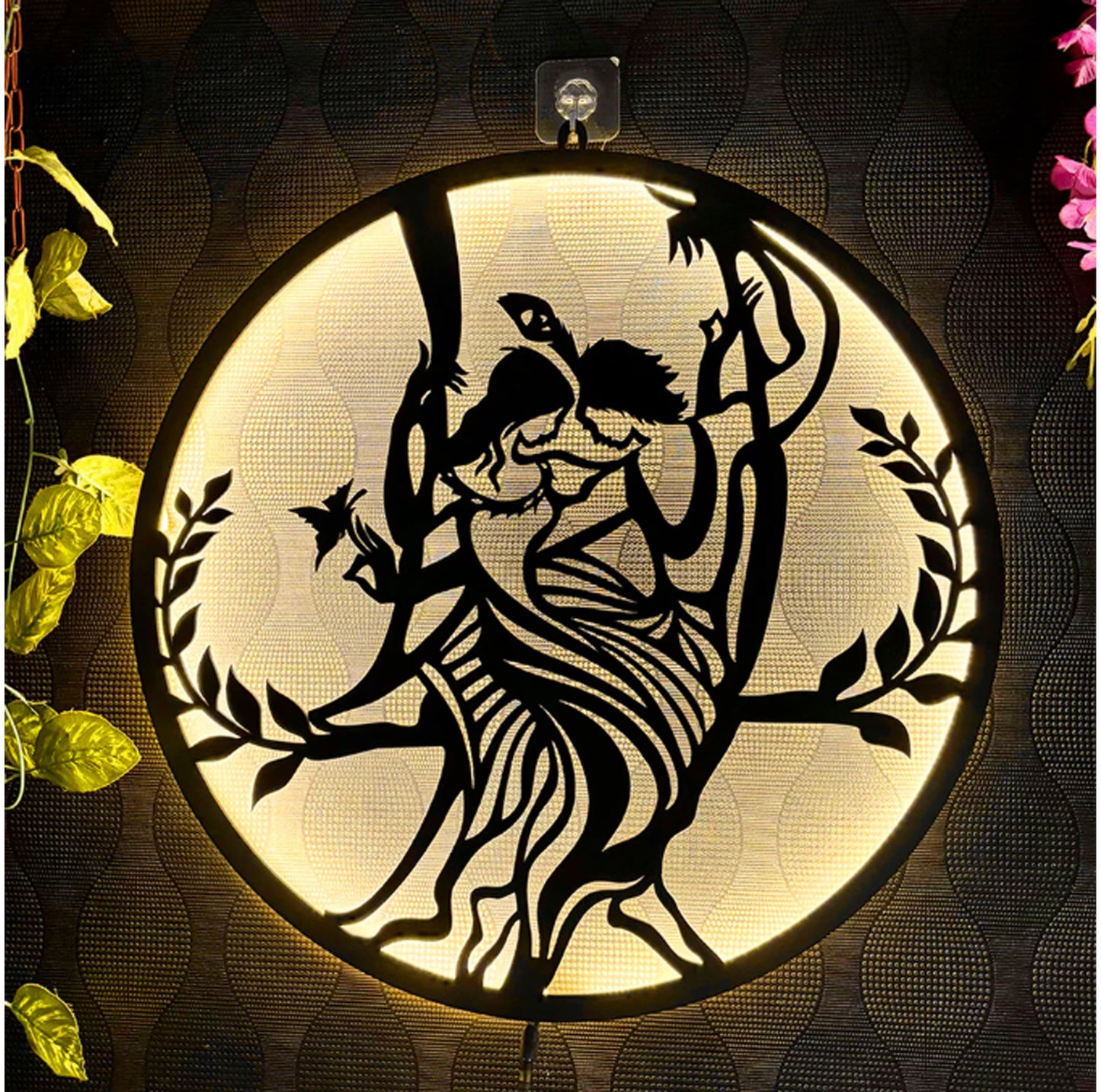 Radhe Krishna Ji Led Light For Wall Decor