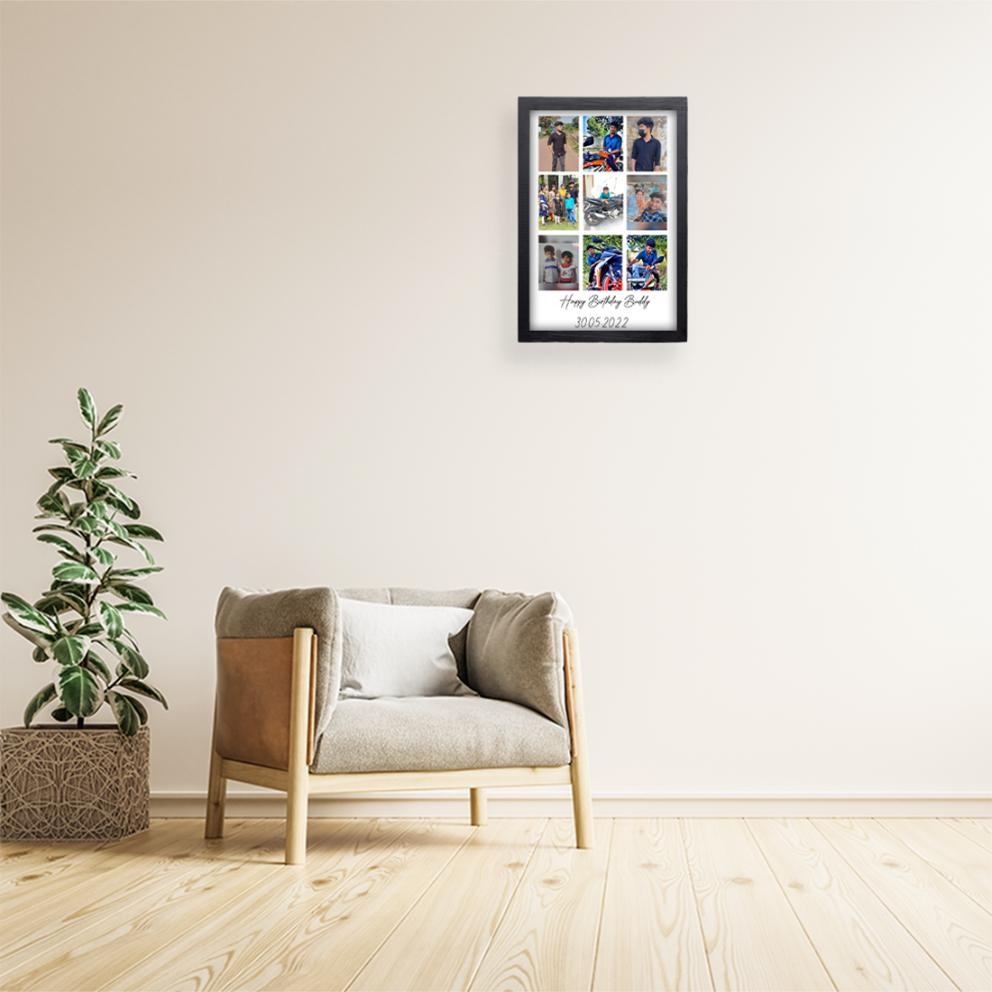 9 Picture Photo Frame