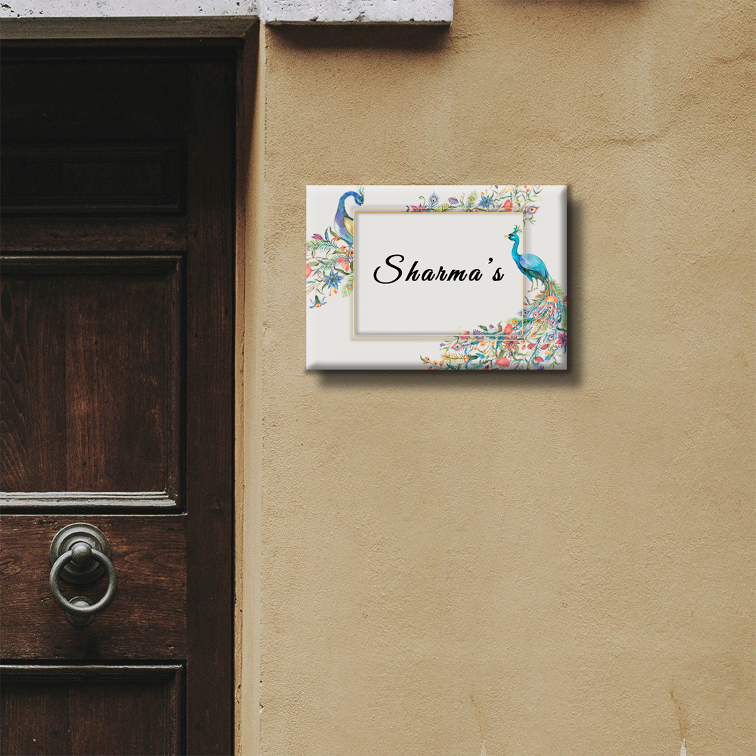 Classic Elegant Family Name Plate