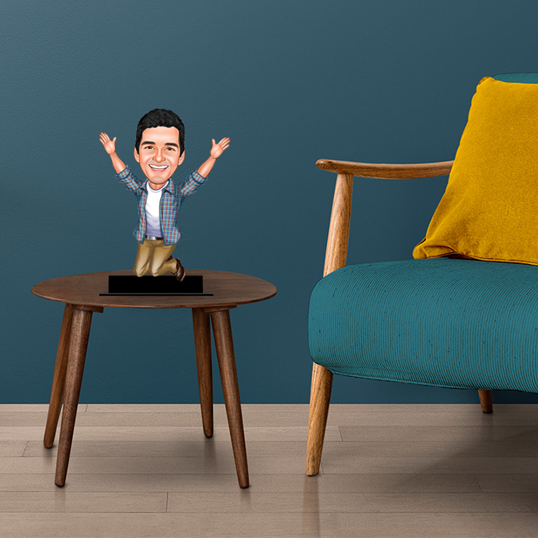 Personalized Wooden Caricature For Boys