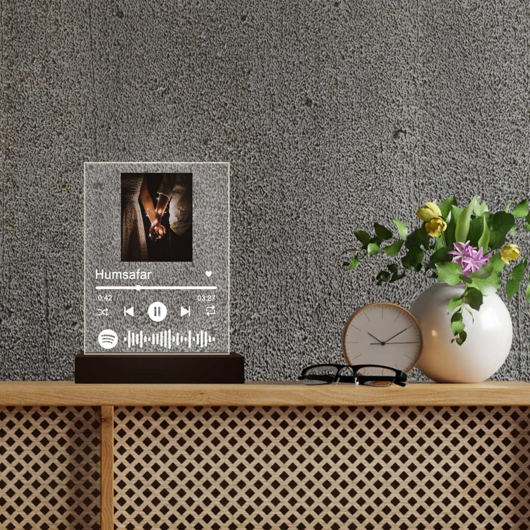 Spotify Customized Plaques (White)