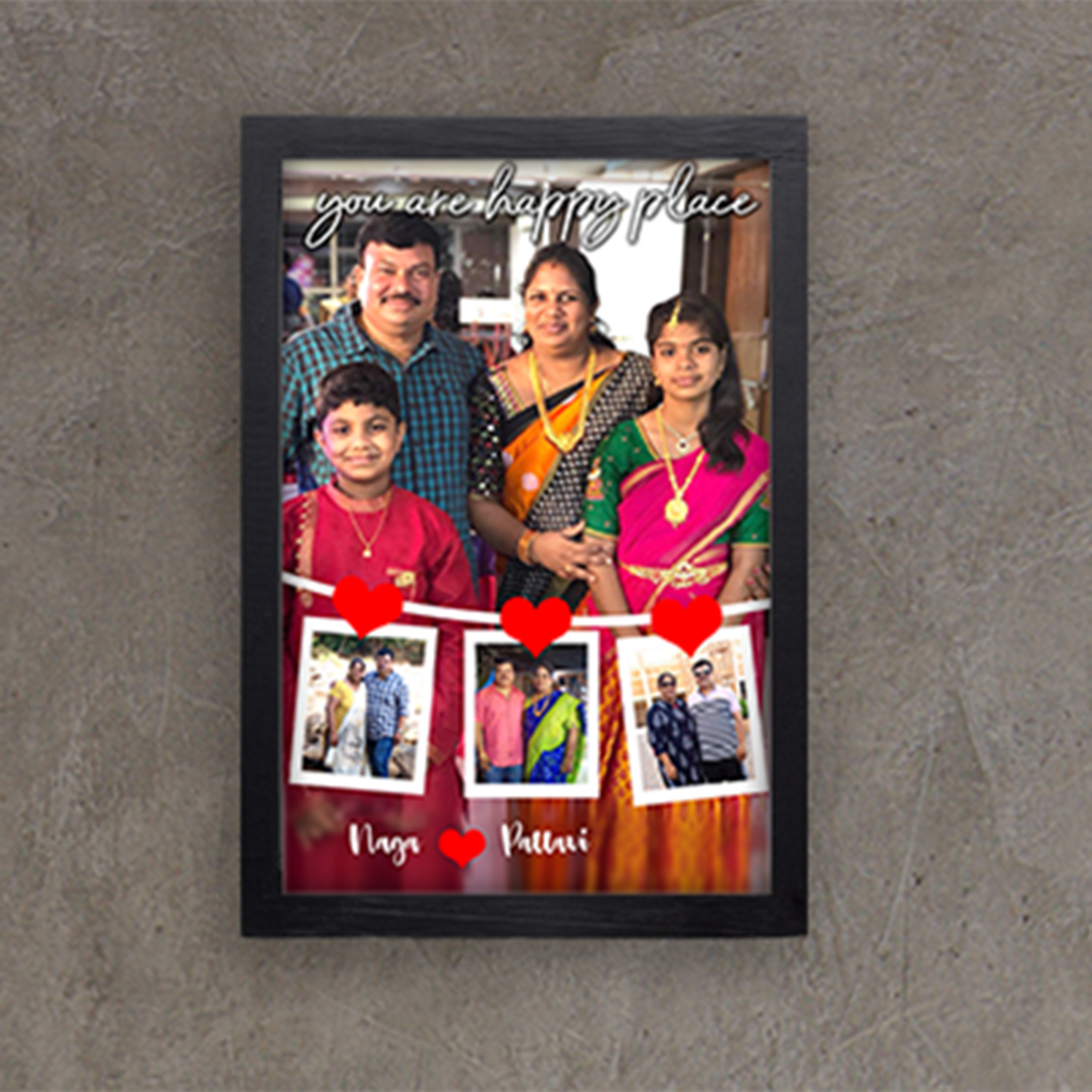Polaroid Photo String Frame