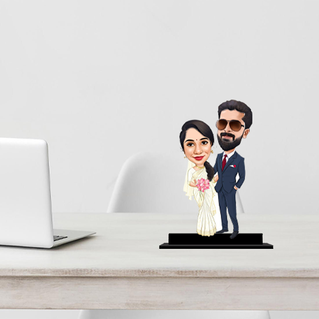 Loving Couple Caricature