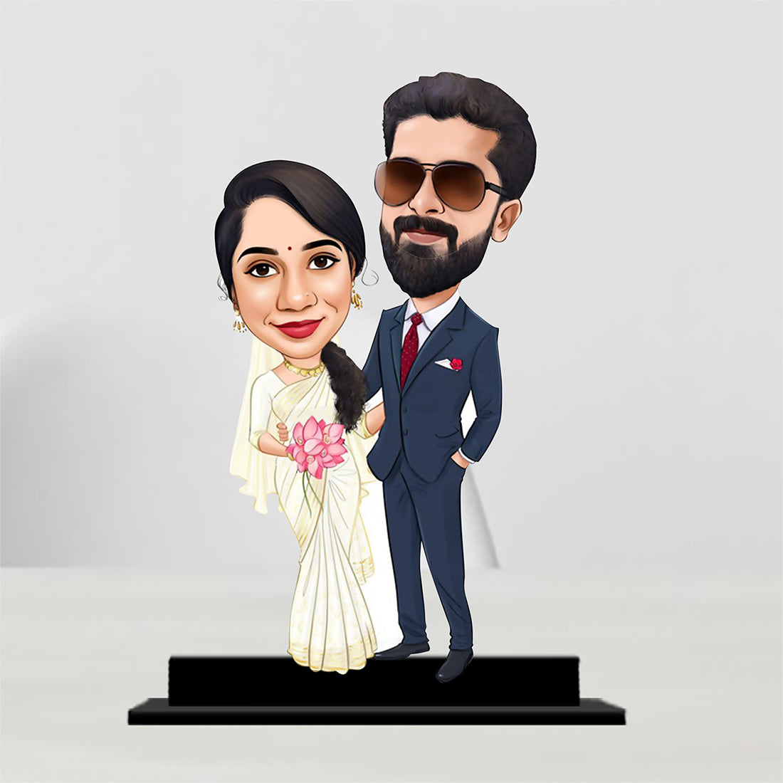 Loving Couple Caricature