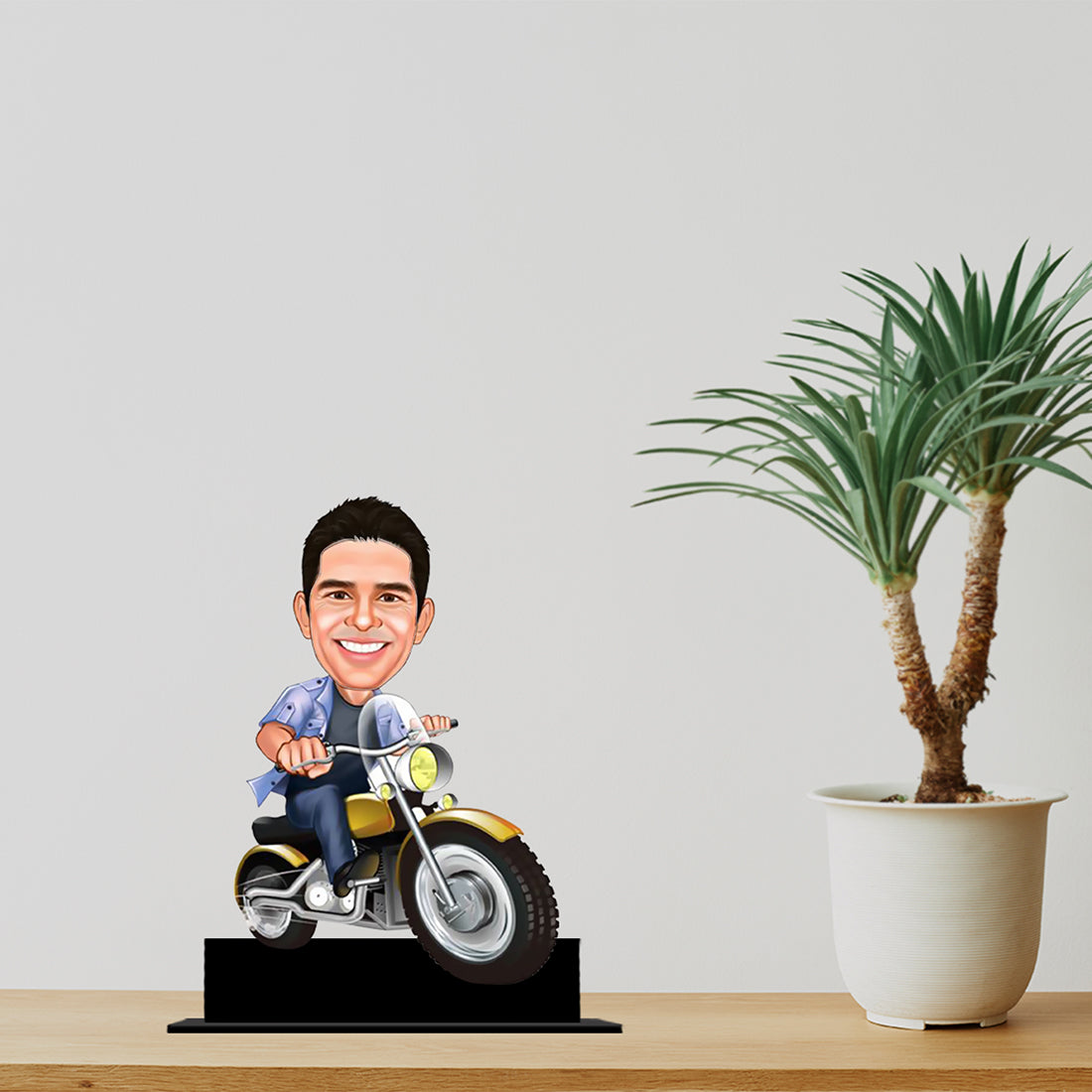 Customized Bike Rider Caricature