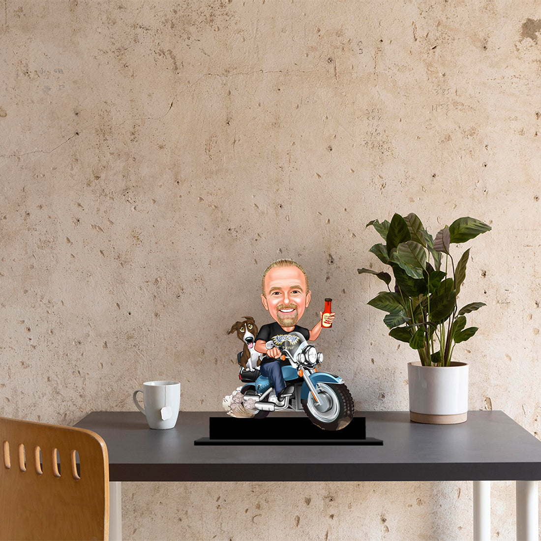 Customized Bike Lover Caricature