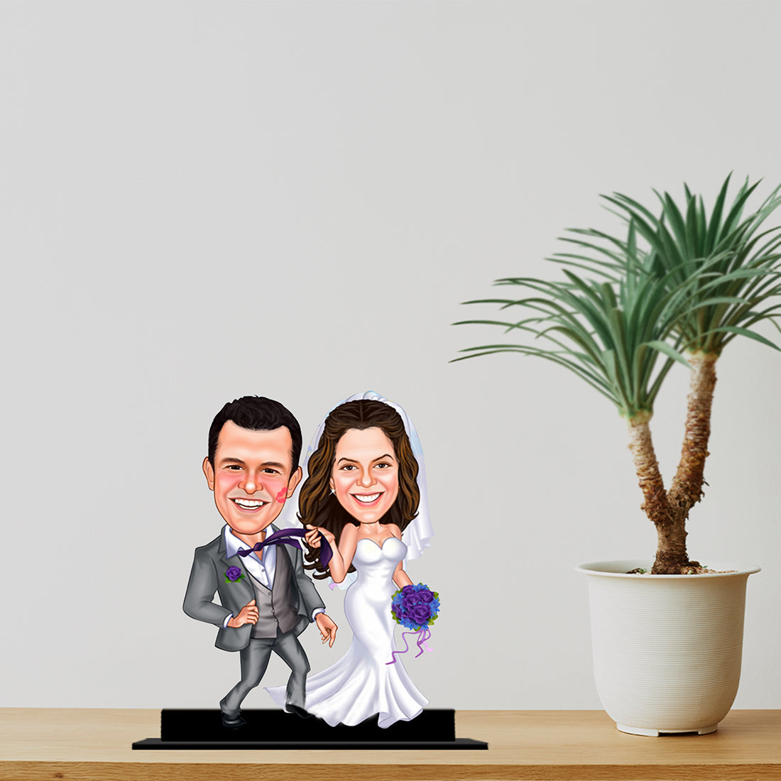 The Drama Couple Caricature