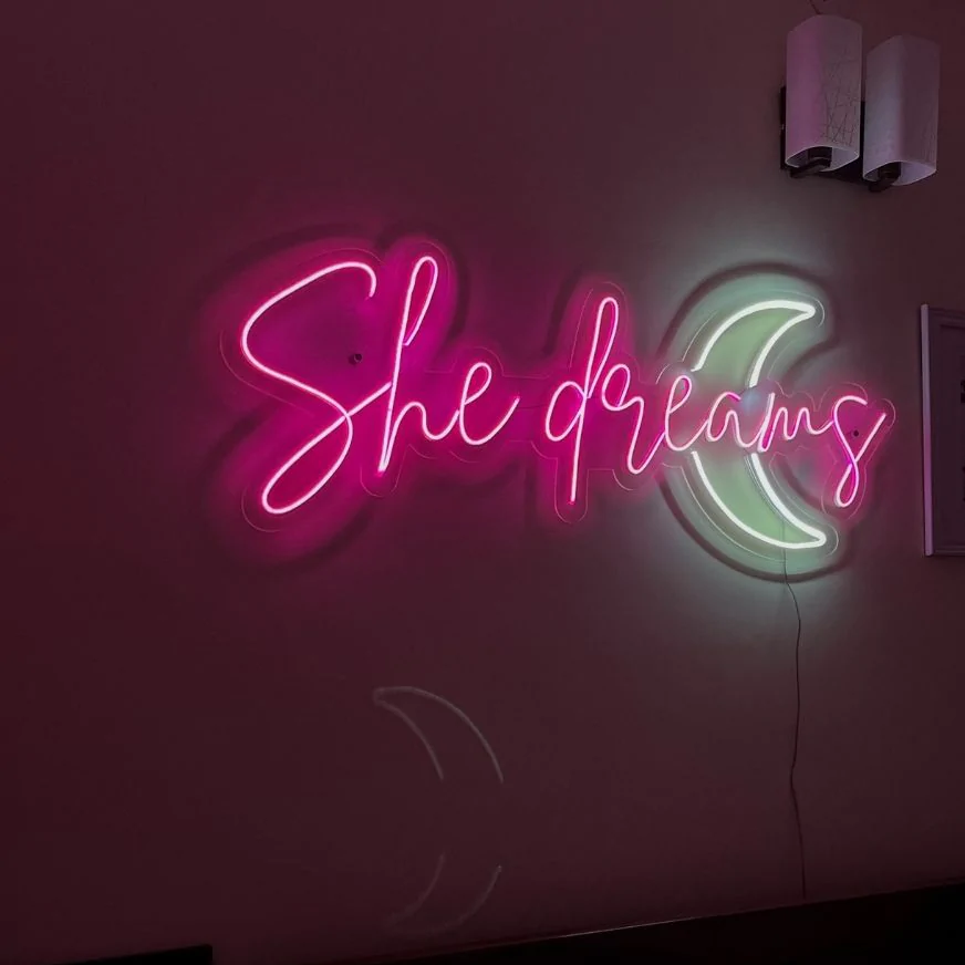 She Dreams Neon SIgn