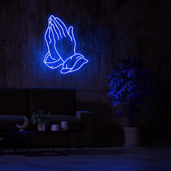 PRAYING HAND Neon Sign