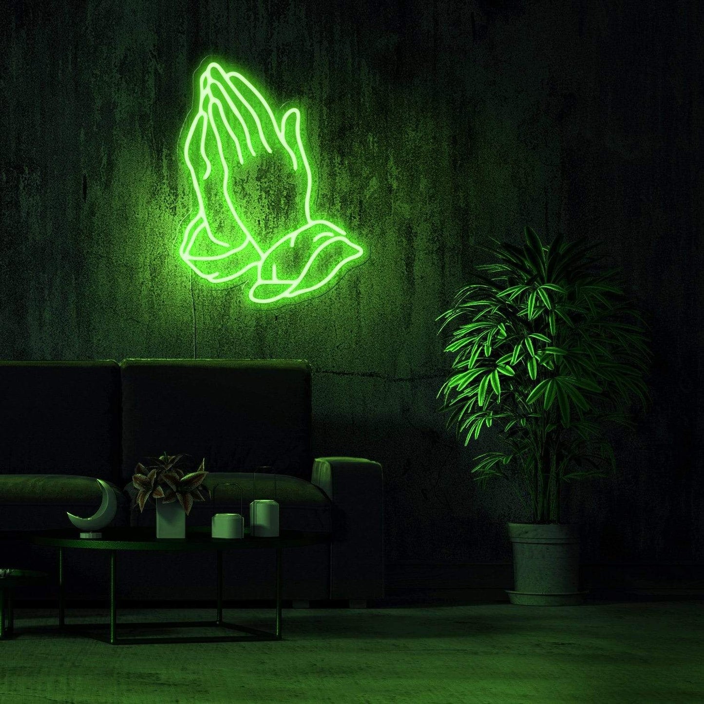 PRAYING HAND Neon Sign