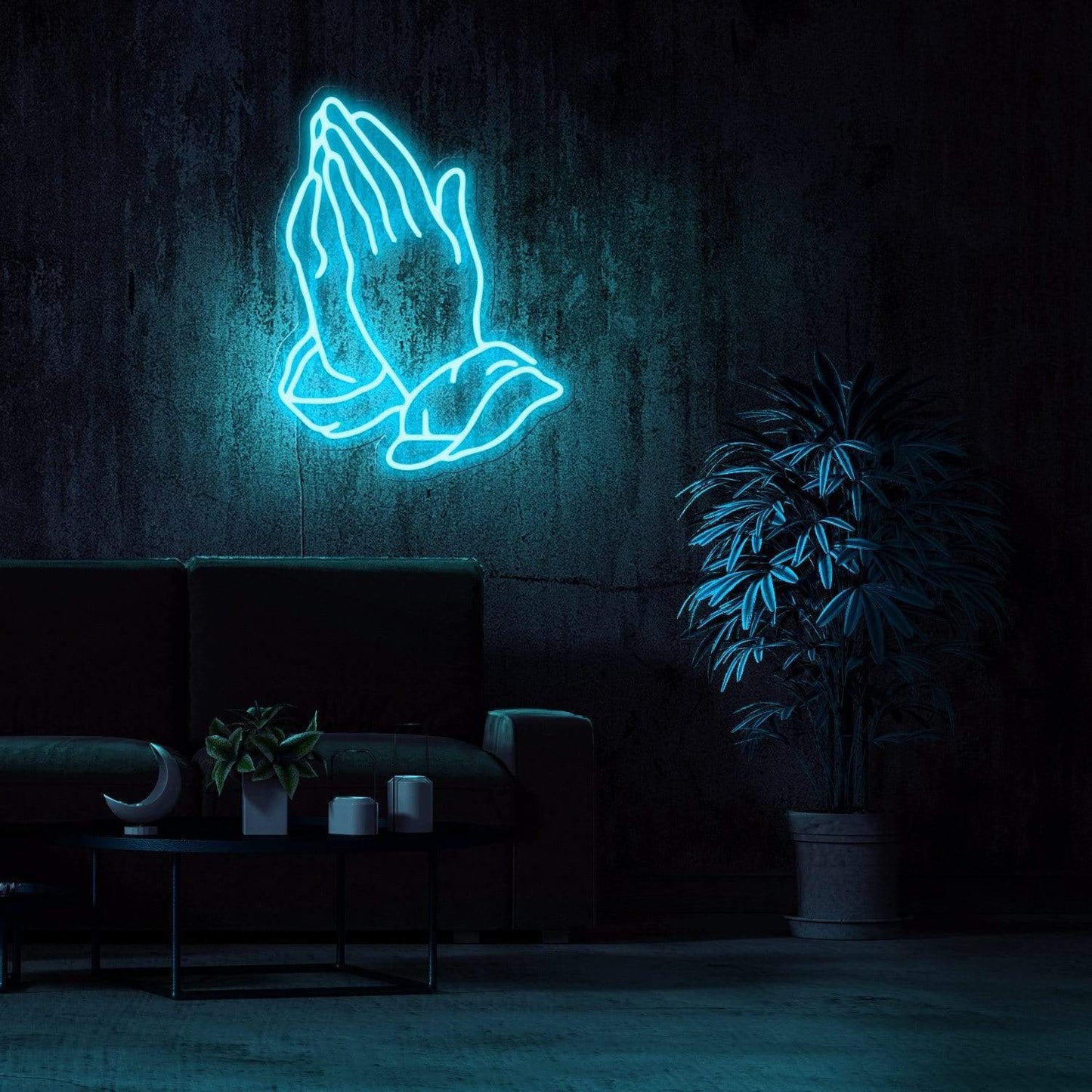 PRAYING HAND Neon Sign