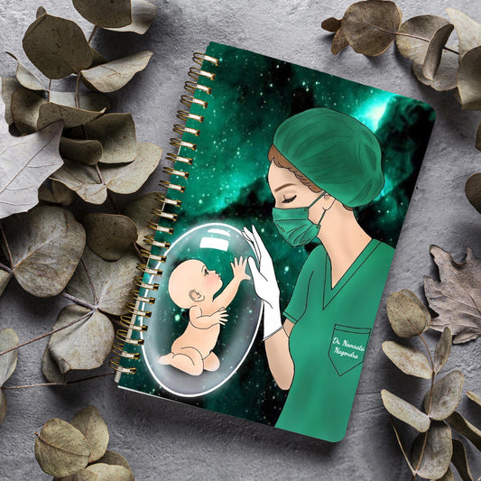Personalized Logo Diary For Doctor | Doctors Diary, Doctors Personal Diary | Diary With Name
